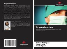 Capa do livro de Organ donation 