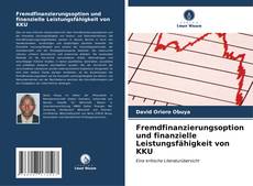 Fremdfinanzierungsoption und finanzielle Leistungsfähigkeit von KKU kitap kapağı