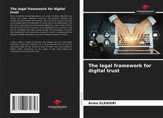 Capa do livro de The legal framework for digital trust 