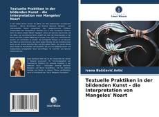 Capa do livro de Textuelle Praktiken in der bildenden Kunst - die Interpretation von Mangelos' Noart 