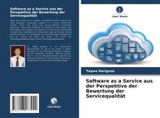 Buchcover von Software as a Service aus der Perspektive der Bewertung der Servicequalität