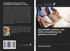 ¿Es posible realizar con éxito consultorías de gestión en línea? kitap kapağı