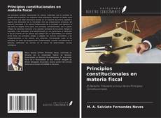 Capa do livro de Principios constitucionales en materia fiscal 