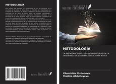 Обложка METODOLOGÍA