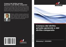 Buchcover von Cronaca del diritto privato generale e del diritto comparato