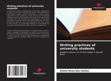 Обложка Writing practices of university students