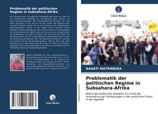 Capa do livro de Problematik der politischen Regime in Subsahara-Afrika 