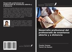 Buchcover von Desarrollo profesional del profesorado de enseñanza abierta y a distancia