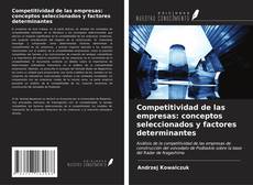 Buchcover von Competitividad de las empresas: conceptos seleccionados y factores determinantes