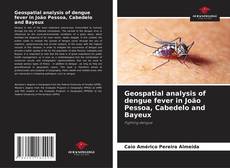 Capa do livro de Geospatial analysis of dengue fever in João Pessoa, Cabedelo and Bayeux 