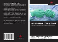 Обложка Nursing care quality index