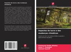 Buchcover von Impactos do lucro e das mudanças climáticas