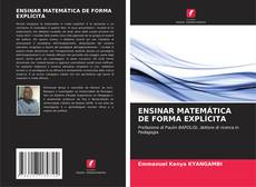 Buchcover von ENSINAR MATEMÁTICA DE FORMA EXPLÍCITA
