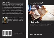 Buchcover von ¿Qué África?