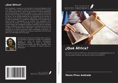 ¿Qué África? kitap kapağı