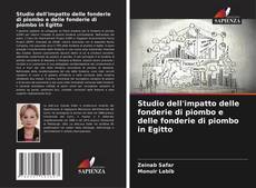 Capa do livro de Studio dell'impatto delle fonderie di piombo e delle fonderie di piombo in Egitto 