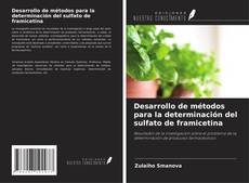 Buchcover von Desarrollo de métodos para la determinación del sulfato de framicetina