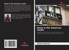Capa do livro de News in the American media 