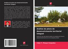 Buchcover von Análise do plano de desenvolvimento territorial integral