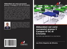 Capa do livro de Abbandoni nei corsi successivi presso il Campus IF-SC di Criciuma 