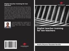 Bookcover of Digital teacher training for law teachers