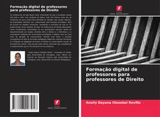 Buchcover von Formação digital de professores para professores de Direito