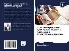 Couverture de Стратегии решения проблемы задержек платежей в строительной отрасли