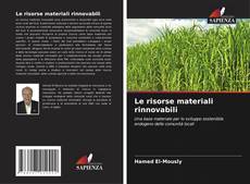 Capa do livro de Le risorse materiali rinnovabili 
