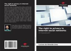 Capa do livro de The right to privacy in Internet social networks 