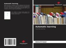 Bookcover of Automatic learning
