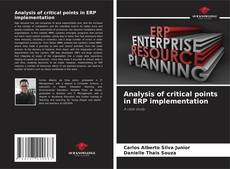 Buchcover von Analysis of critical points in ERP implementation