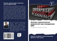 Capa do livro de Анализ критических моментов при внедрении ERP 