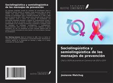 Capa do livro de Sociolingüística y semiolingüística de los mensajes de prevención 