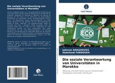 Die soziale Verantwortung von Universitäten in Marokko的封面