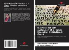Capa do livro de Institutional self-evaluation at a Higher Education Institution in Ceará 