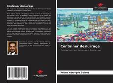 Buchcover von Container demurrage