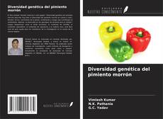 Diversidad genética del pimiento morrón kitap kapağı