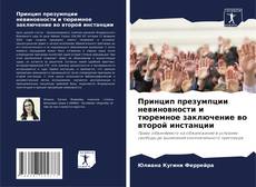 Bookcover of Принцип презумпции невиновности и тюремное заключение во второй инстанции