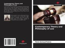 Capa do livro de Contemporary Theory and Philosophy of Law 