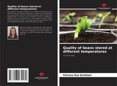 Buchcover von Quality of beans stored at different temperatures