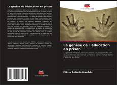 La genèse de l'éducation en prison kitap kapağı