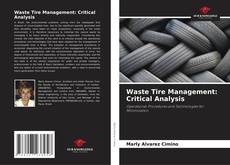 Buchcover von Waste Tire Management: Critical Analysis
