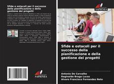 Capa do livro de Sfide e ostacoli per il successo della pianificazione e della gestione dei progetti 