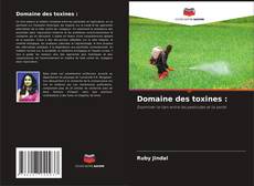 Buchcover von Domaine des toxines :