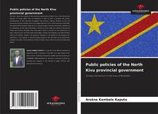 Capa do livro de Public policies of the North Kivu provincial government 