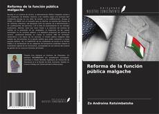 Capa do livro de Reforma de la función pública malgache 