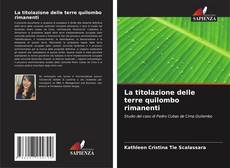 Bookcover of La titolazione delle terre quilombo rimanenti