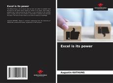 Excel is its power kitap kapağı