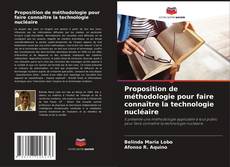 Proposition de méthodologie pour faire connaître la technologie nucléaire kitap kapağı