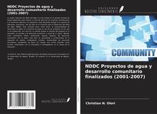 Capa do livro de NDDC Proyectos de agua y desarrollo comunitario finalizados (2001-2007) 
